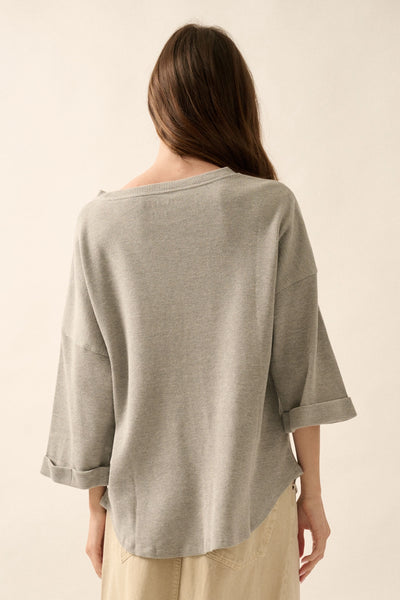 1994 Waffle-Knit Thermal Graphic Tee