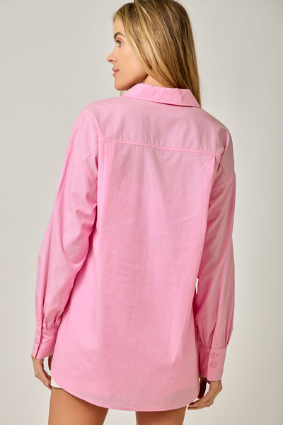 LADYBUG BUTTON DOWN SHIRT