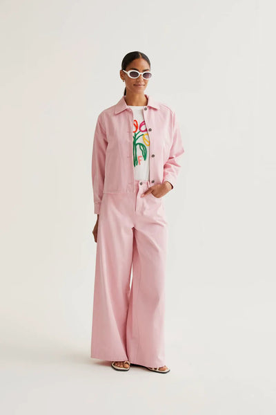 100% Cotton Pink Jacket