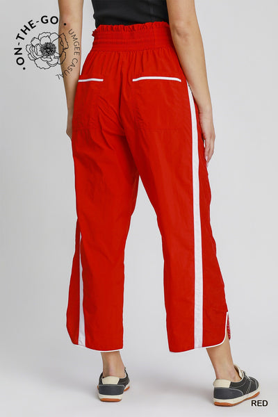 Cropped Windbreaker Pants