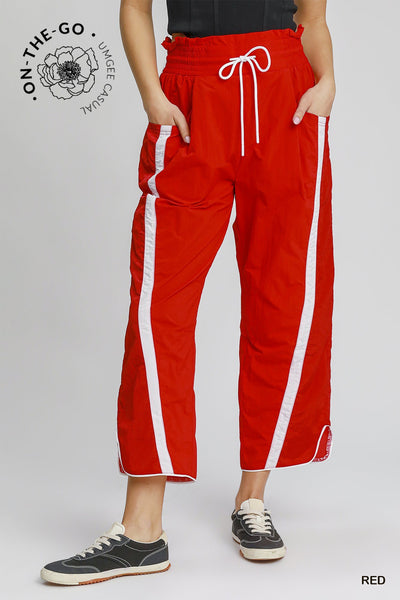 Cropped Windbreaker Pants