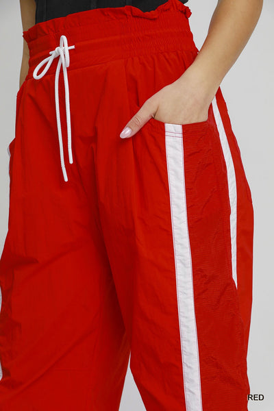 Cropped Windbreaker Pants