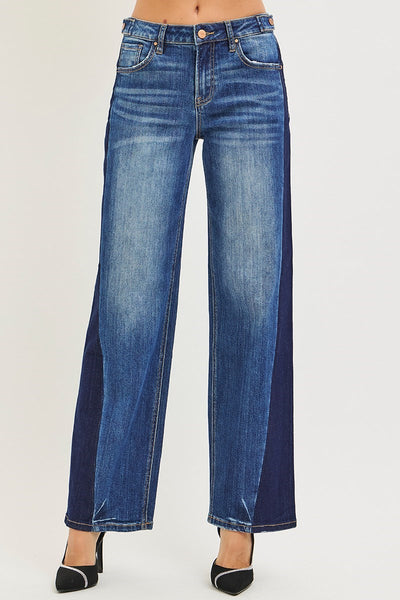 SLOUCHY BAGGY JEANS WITH SIDE ADJUSTABLE TABS