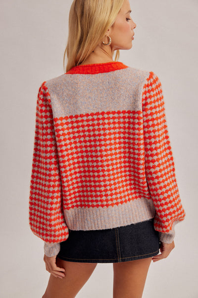Retro Stripe With Contrast Rib Button Down
