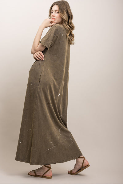 DIRTY HIPPIE PAINT SPLASH OVERSIZED DRESS