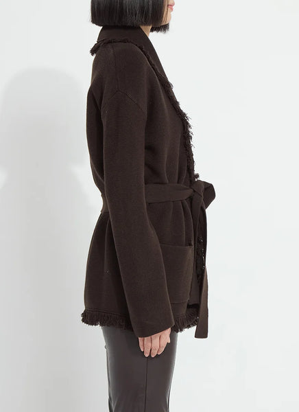 Dixie Fringe Belted Cardigan