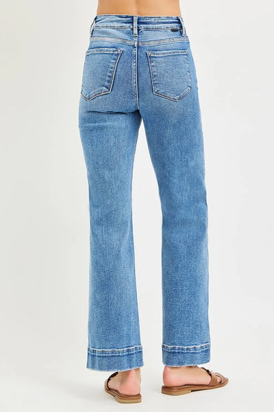 HIGH RISE STRAIGHT JEANS (21347)