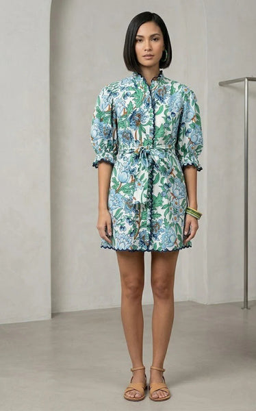 Scallop Front Dress