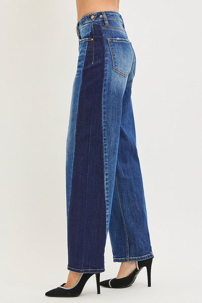 SLOUCHY BAGGY JEANS WITH SIDE ADJUSTABLE TABS