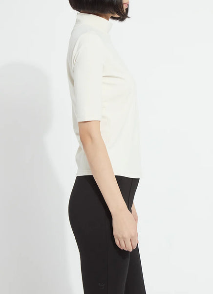 Clara Mockneck Elbow Sleeve Top