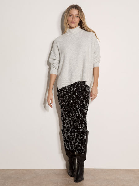 Raw Edge Oversized Jumper