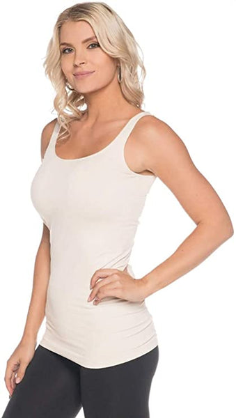 Young Ladies Seamless Rimless Tank Style Bra Beauty Back Wrap