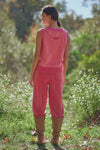 SLEEVELESS CREWNECK LOUNGE TOP