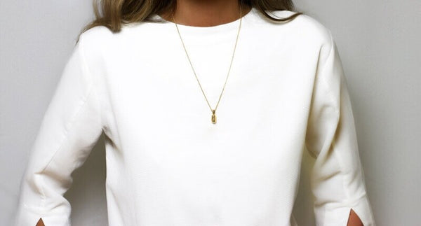 86400 FORTUNE BUOY NECKLACE ON BRAIDED CHAIN