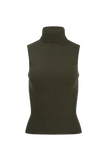 Sleeveless Turtleneck in Black