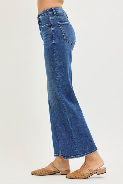 TUMMY CONTROL ANKLE STRAIGHT WITH CREASE LINE DETAILED
