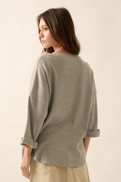 1994 Waffle-Knit Thermal Graphic Tee