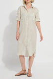 Juniper Linen Tunic Shirt Dress