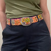 Wildflowers Embroidered Wool Belt