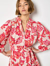 Boho Painterly Sarsa Print Dress