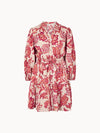 Boho Painterly Sarsa Print Dress