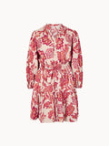Boho Painterly Sarsa Print Dress