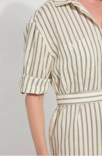 Juniper Linen Tunic Shirt Dress