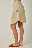 CARGO BELTED SKIRT