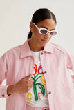 100% Cotton Pink Jacket