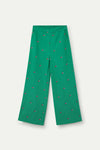 Trousers with Green Cherries Print