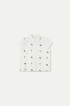 Elephant and Palm Tree Print Blouse