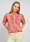 Eyelet Ruffled Shirt