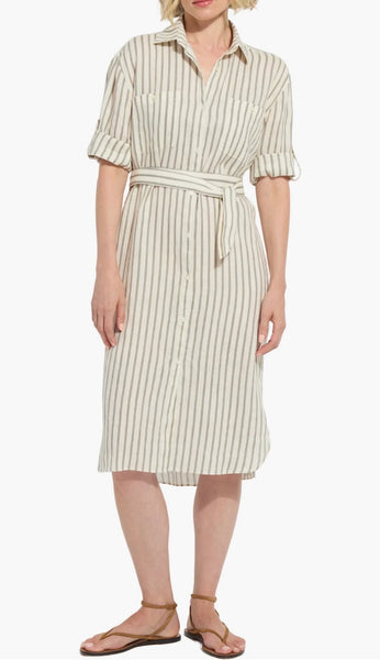 Juniper Linen Tunic Shirt Dress