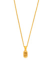 86400 FORTUNE BUOY NECKLACE ON BRAIDED CHAIN