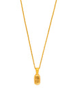 86400 FORTUNE BUOY NECKLACE ON BRAIDED CHAIN