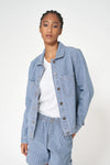 Striped Denim Jacket