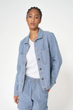 Striped Denim Jacket