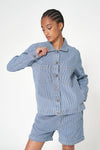 Striped Denim Jacket