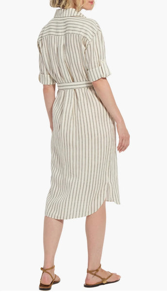 Juniper Linen Tunic Shirt Dress