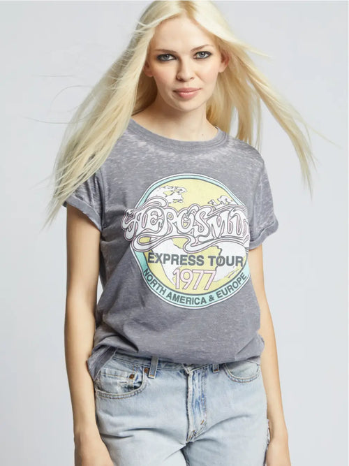 Aerosmith Burnout Graphic Tee