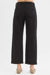 MID RISE ANKLE BARREL RELAXED BAGGY PANTS