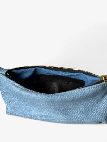 Blair- East West- Denim Leather