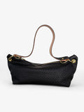 Blair-East West-Woven Black Leather