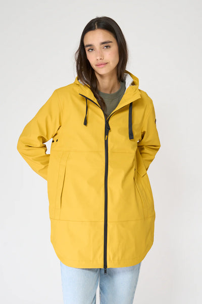 100% Waterproof Raincoat with Taped Seams and Drawstring detail at the back