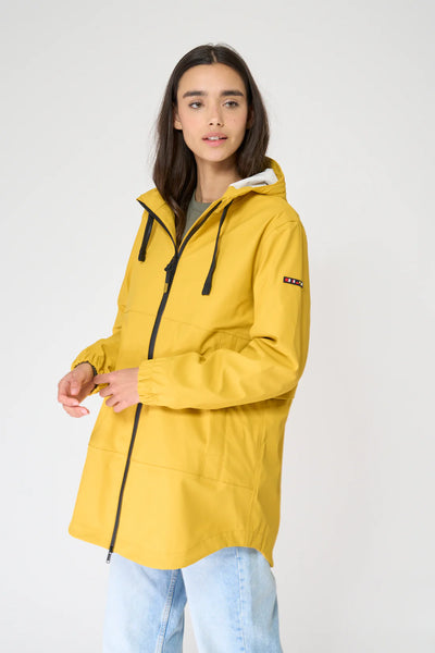 100% Waterproof Raincoat with Taped Seams and Drawstring detail at the back