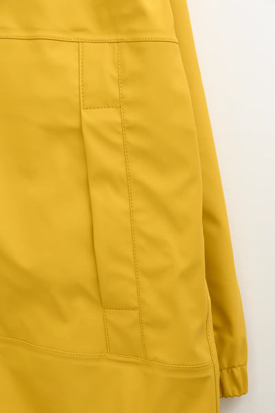 100% Waterproof Raincoat with Taped Seams and Drawstring detail at the back