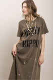 DIRTY HIPPIE PAINT SPLASH OVERSIZED DRESS