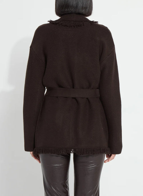 Dixie Fringe Belted Cardigan