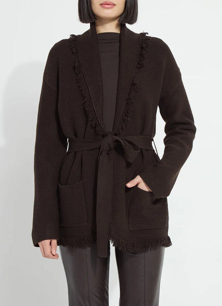 Dixie Fringe Belted Cardigan