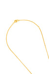 86400 FORTUNE BUOY NECKLACE ON BRAIDED CHAIN